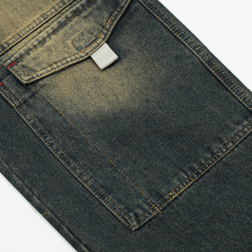 Indigo Arden Men's Denim Cargo Pants