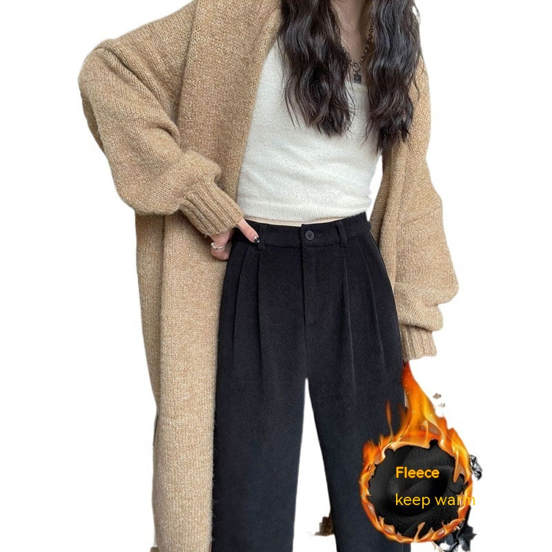 Flow Arden Fleece-Lined Wide-Leg Trousers