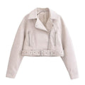 Halo Leather Washed Biker Jacket