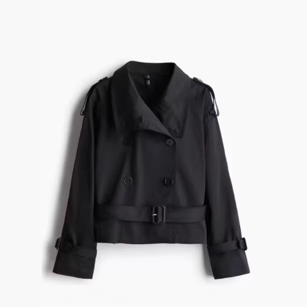 Lumen Cropped Trench Coat