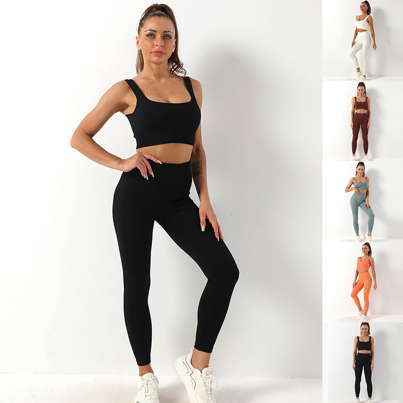 SculptForm Seamless High-Waist Two-Piece Set