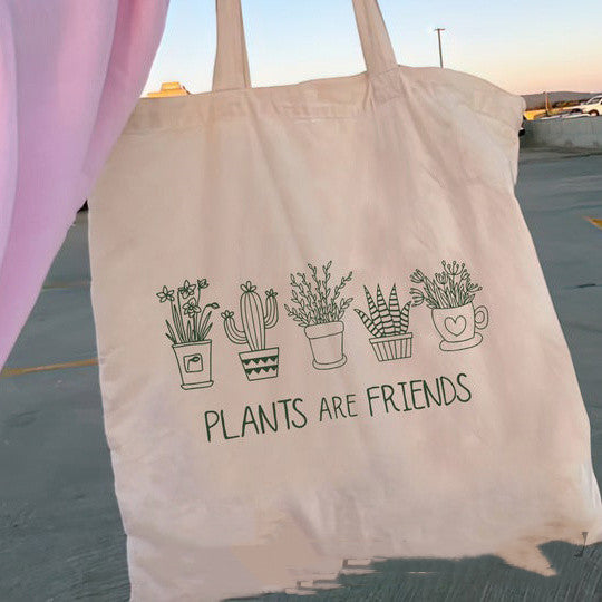 Carry Canvas Floral Tote Bag