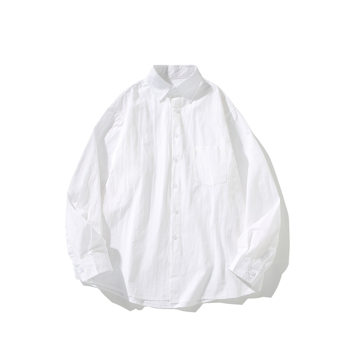Metro Men's Oversized Non-Iron Shirt in White