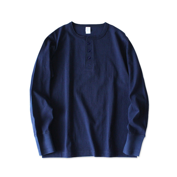 Metro Men's Seamless Long-Sleeve Henley Shirt