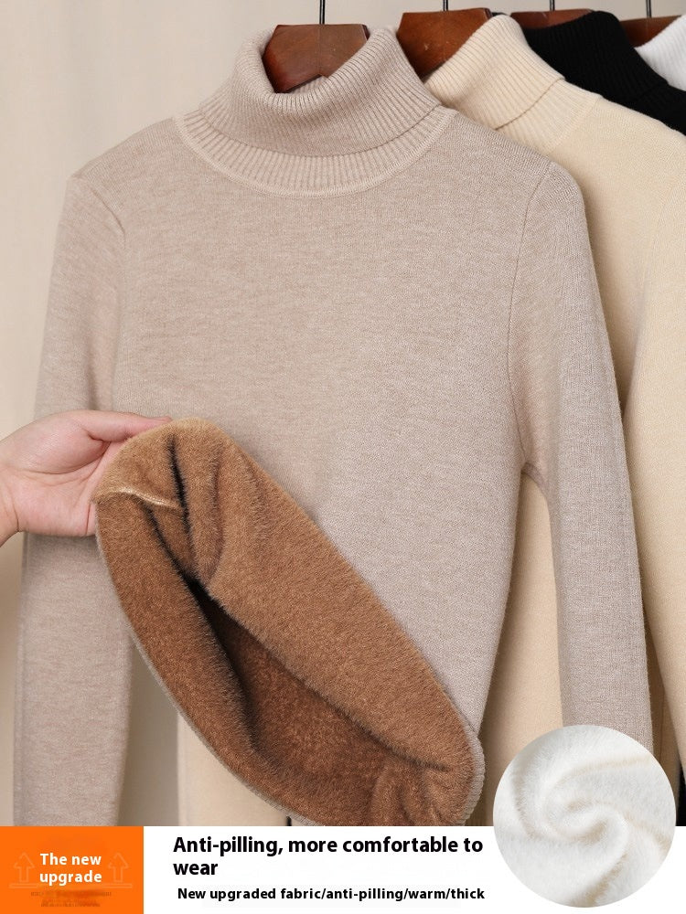 Hearth Bexley Fleece-Lined Thick Turtleneck Sweater