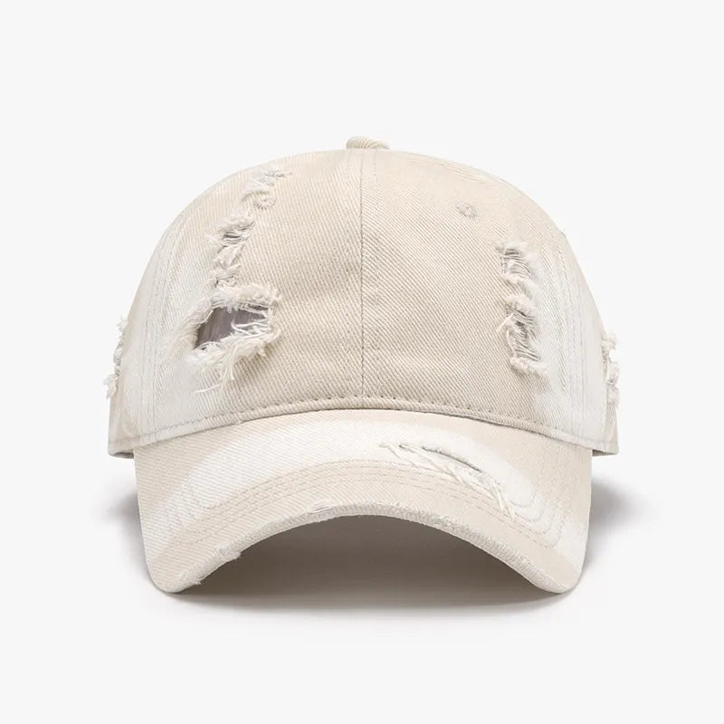Ember Washed Cotton Cap in Ivory