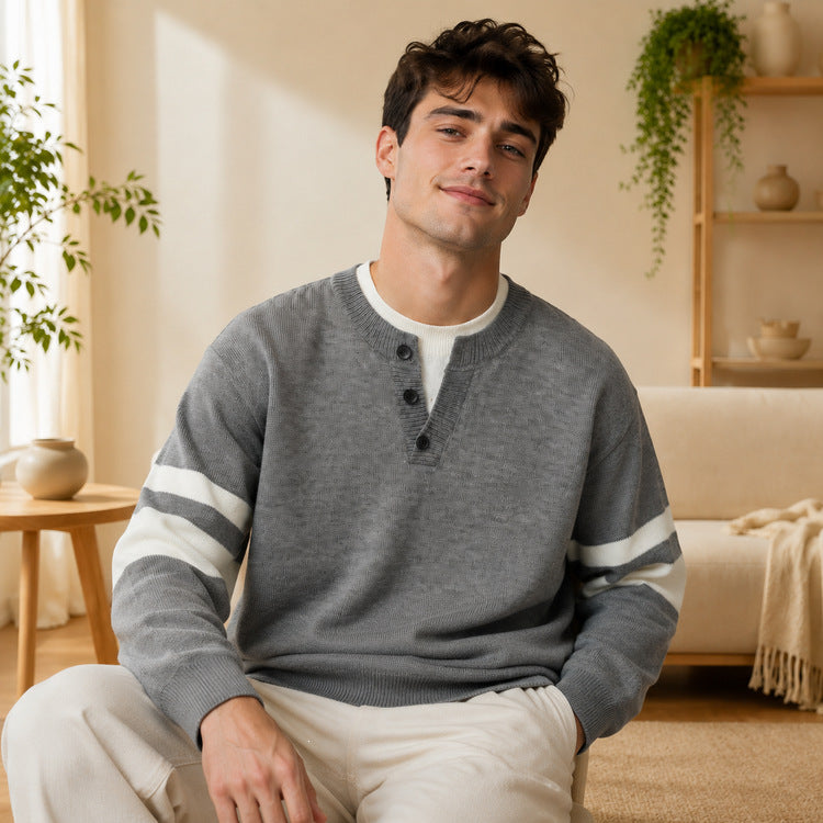 Atlas Garnet Men's Sweater