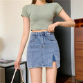 Sway Garnet Denim Skirt