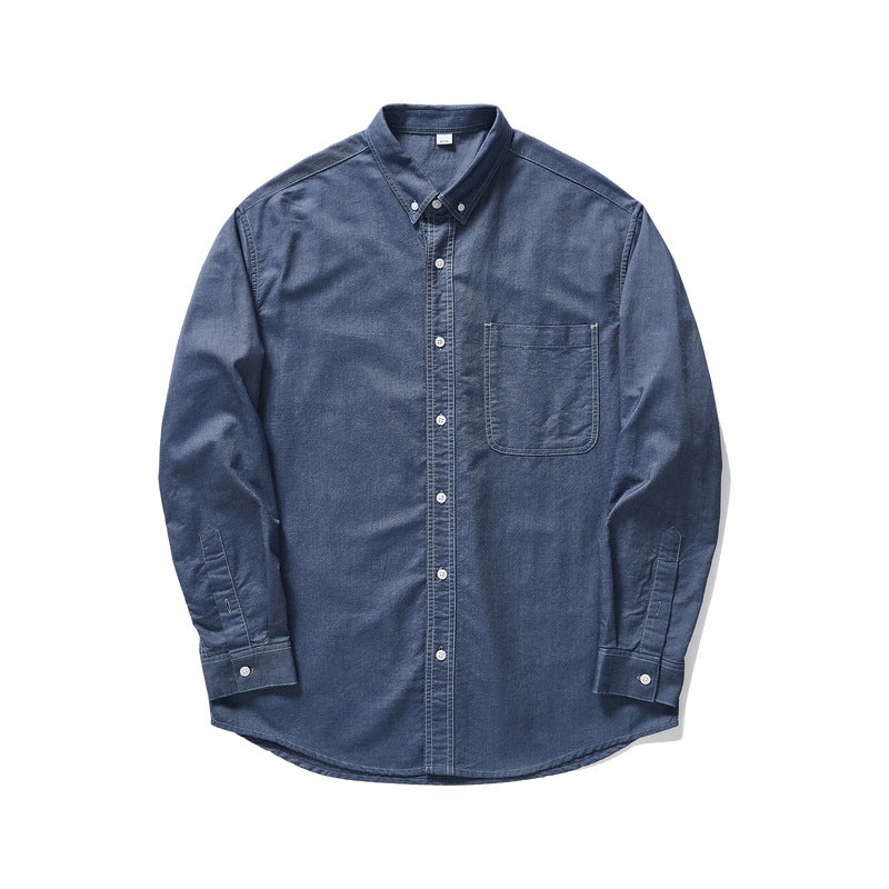 Metro Arden Men's Long-Sleeve Solid Shirt