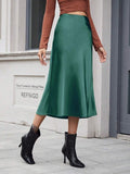 Sway Arden Satin High-Waist Midi Skirt