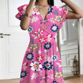 Nova V-Neck Midi Dress