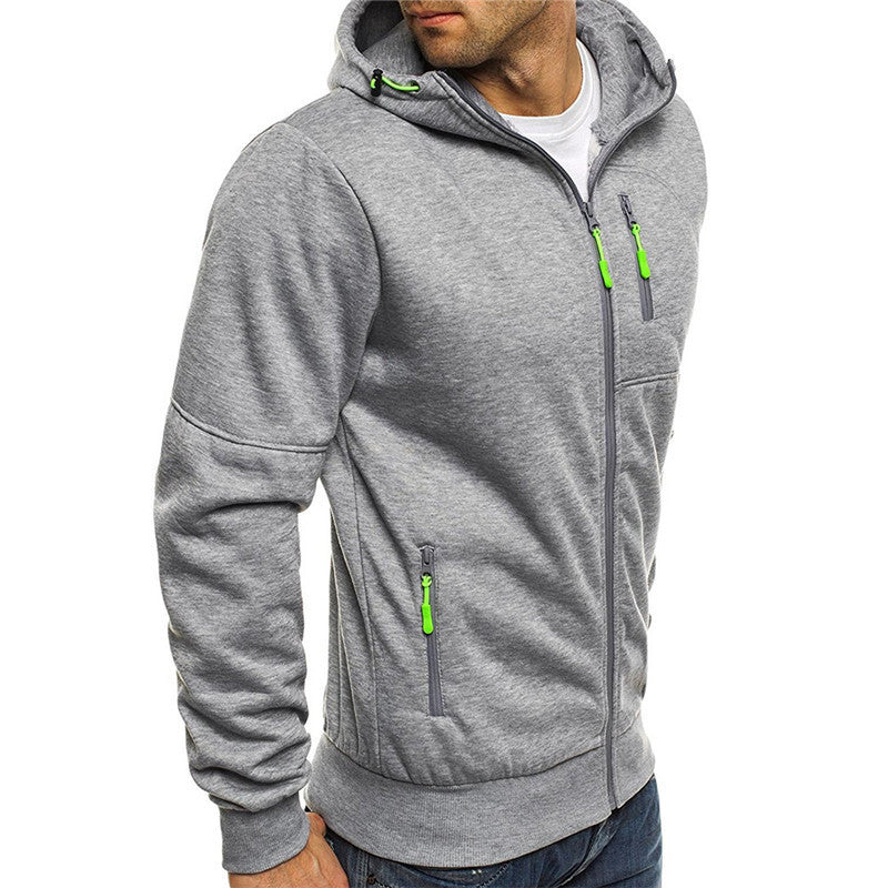 Velocity Men's Zip Running Jacket