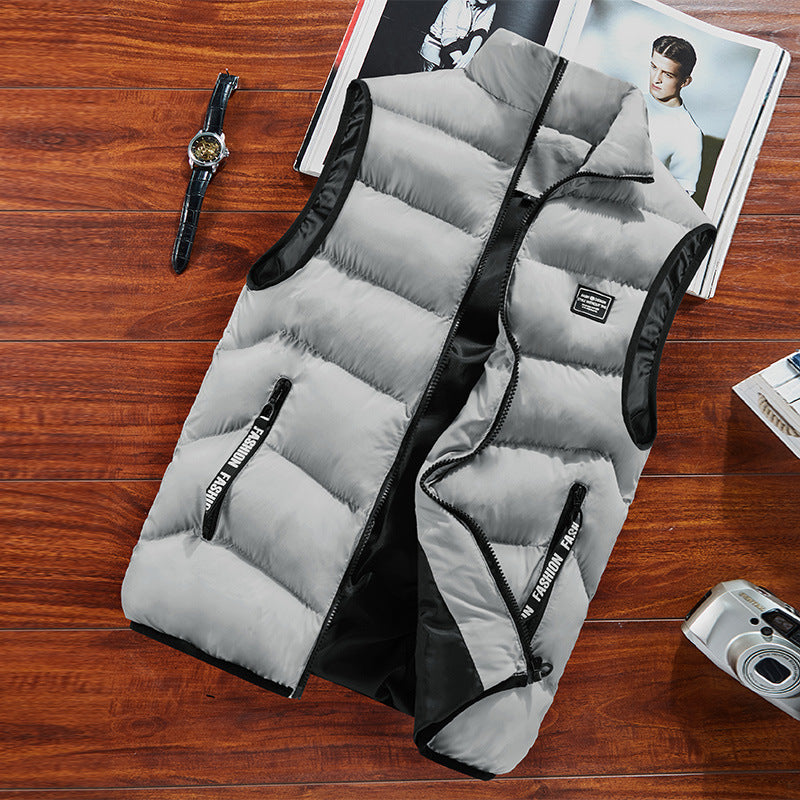 District Men's Cotton Vest