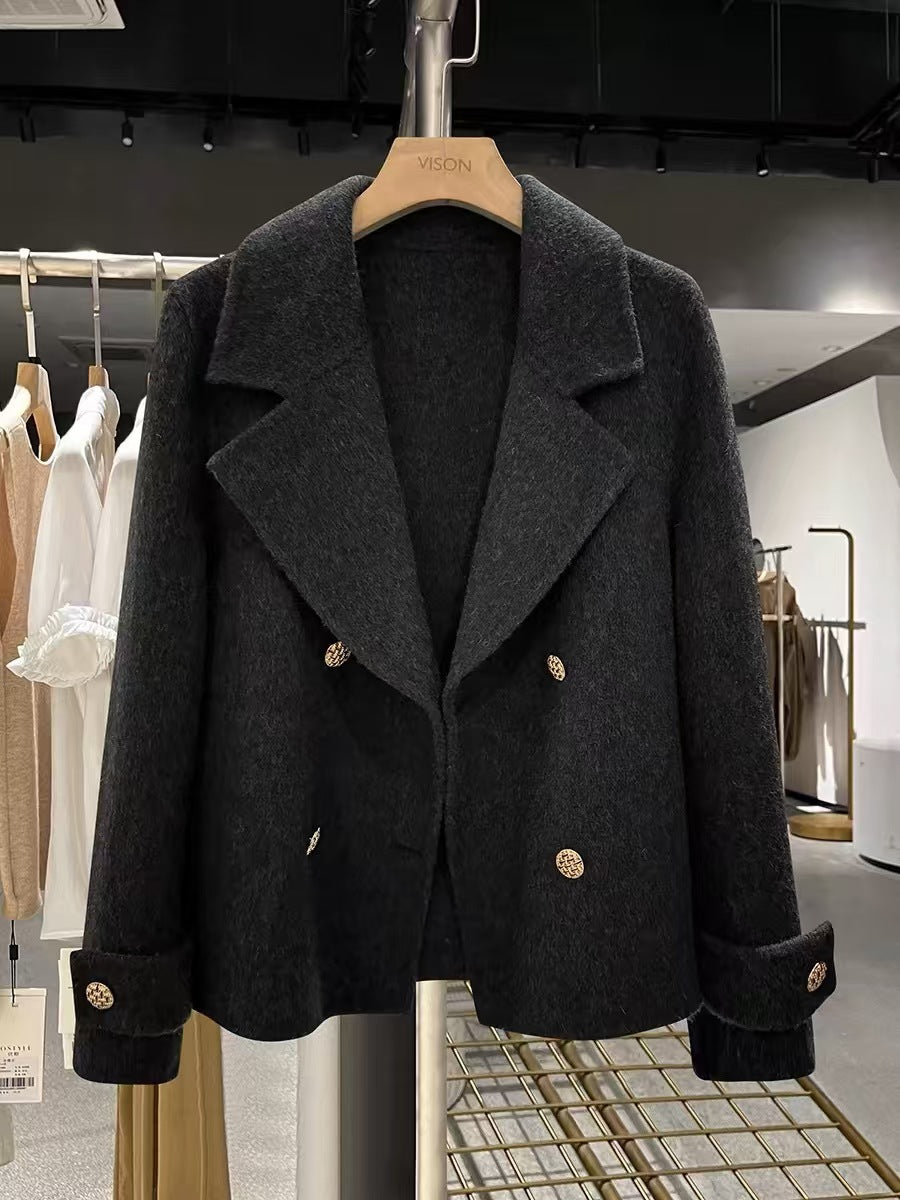 Lumen Garnet Wool Coat