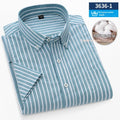 Metro Men's Cotton Short-Sleeve Oxford Shirt