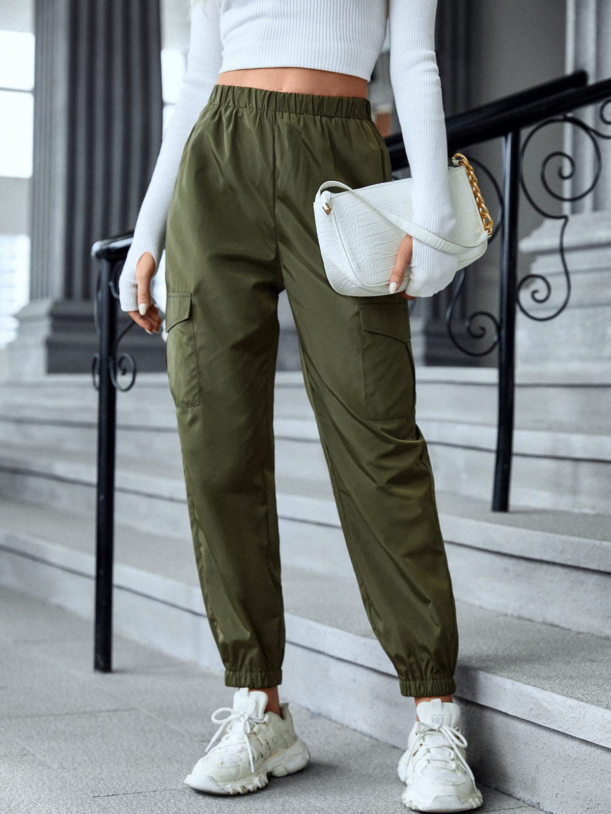 Rover Multi-Pocket Pocket Cargo Pants