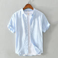 Metro Arden Men's Short-Sleeve Linen Shirt
