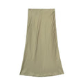 Sway Satin Silky Slim Midi Skirt