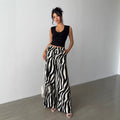 Flow Printed Wide-Leg Trousers