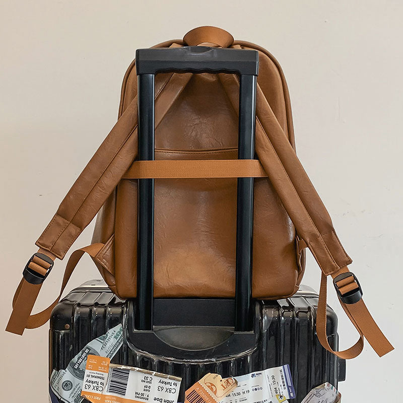 Carry Calder Leather Minimalist Backpack