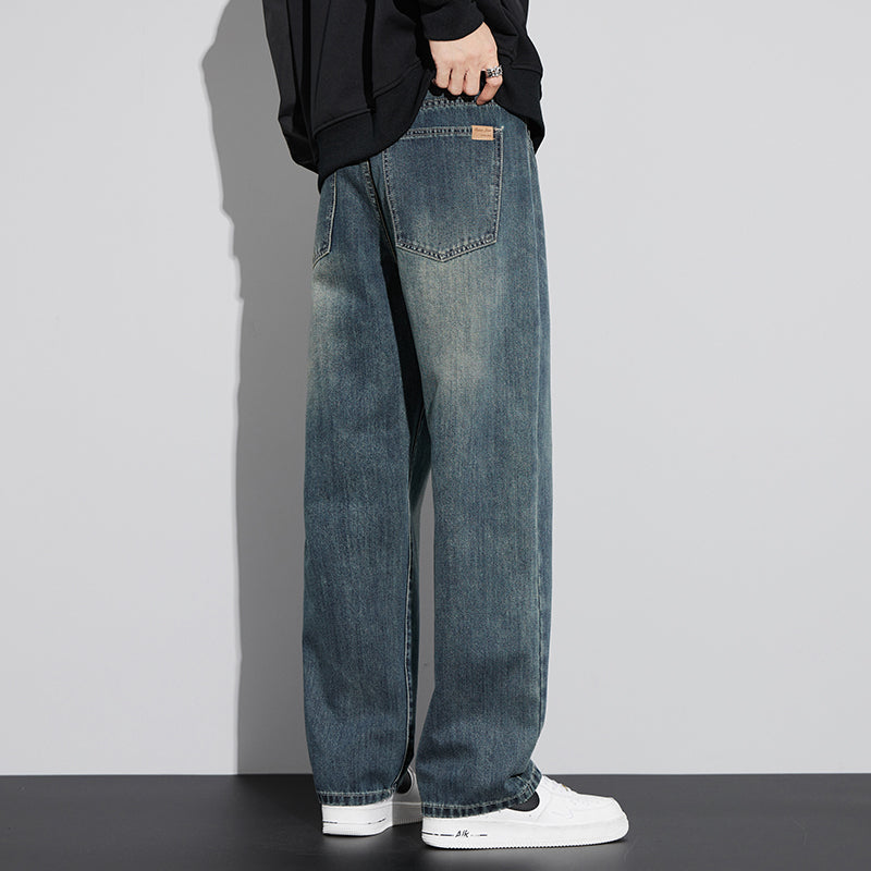 Indigo Men's Retro Straight Jeans
