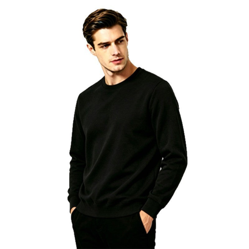 District Men's Crew-Neck Solid Pullover