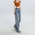 Indigo Marlow Wide-Leg Jeans