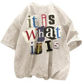 Archive Men's Oversized Letter-Print Printed T-Shirt