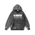 District Men's Loose Printed Hoodie