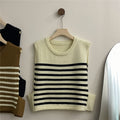 Hearth Knit Striped Vest
