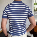 Metro Men's Striped Polo Shirt