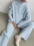Sera Knit Turtleneck Tracksuit