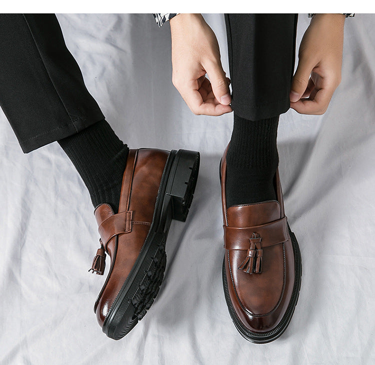 Stride Men's Leather Breathable Shoes