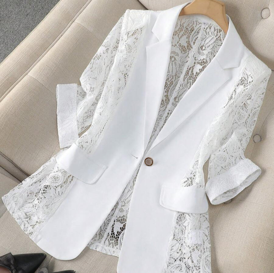 Aurelia Arden Lace Blazer