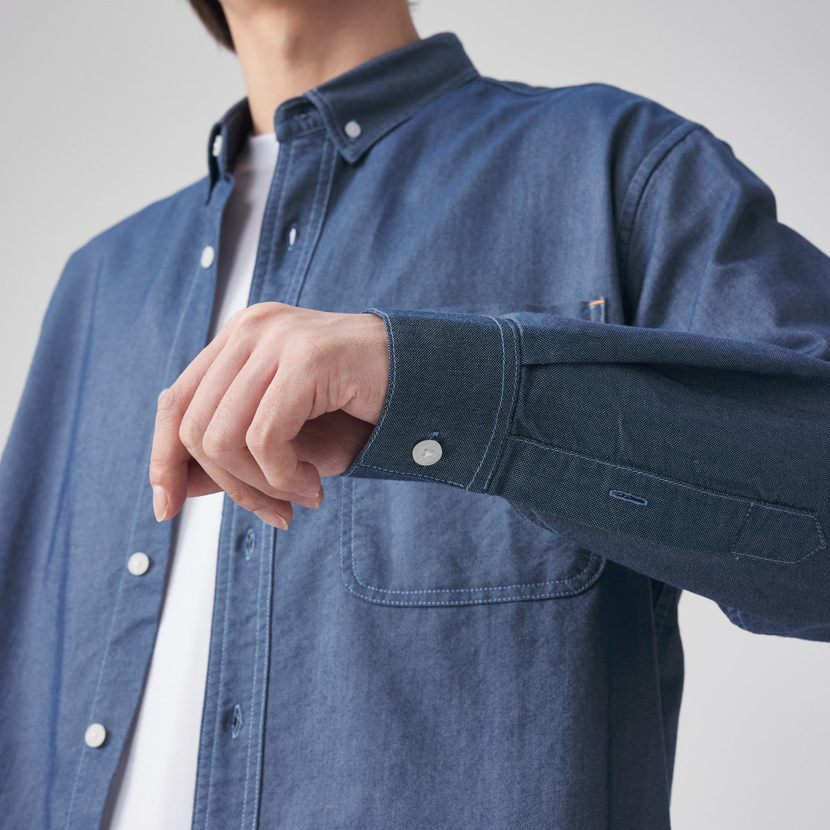 Metro Arden Men's Long-Sleeve Solid Shirt