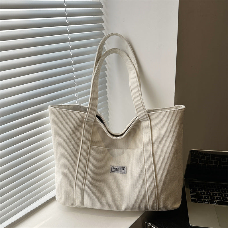 Carry Corduroy Tote Bag