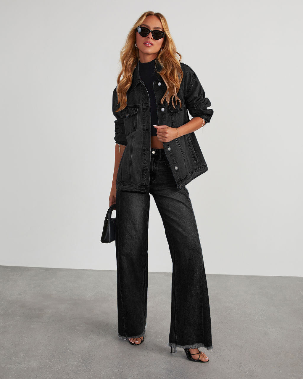 Flow Bexley Relaxed Wide-Leg Straight Trousers