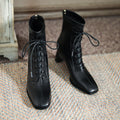 Stride Faux-Leather Leather Ankle Boots