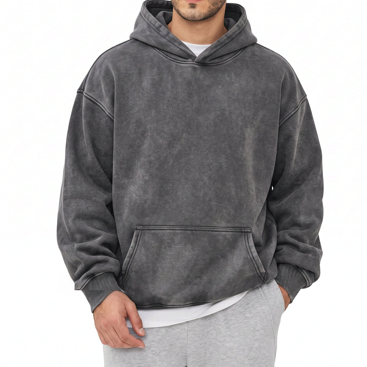 District Men's Fleece-Lined Hoodie