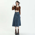 Sway Denim High-Waist Skirt