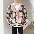 Atlas Men's Striped Retro Cardigan