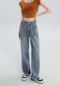 Indigo Marlow Wide-Leg Jeans