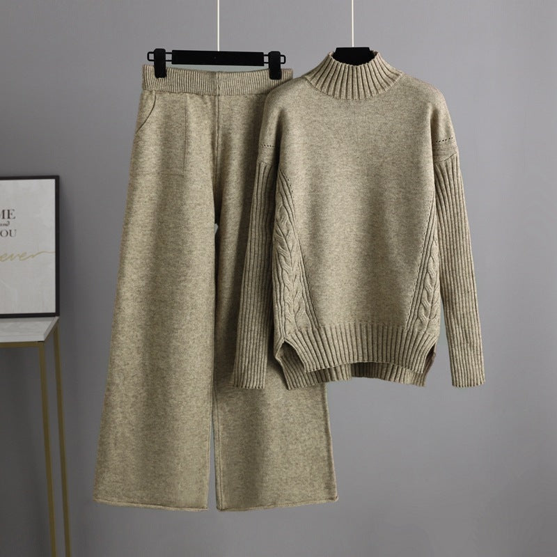 Sera Knit Wide-Leg Two-Piece Set