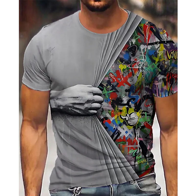 Archive Arden Men's Oversized Short-Sleeve Printed T-Shirt