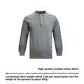 Metro Men's Cotton Slim Retro Henley Shirt