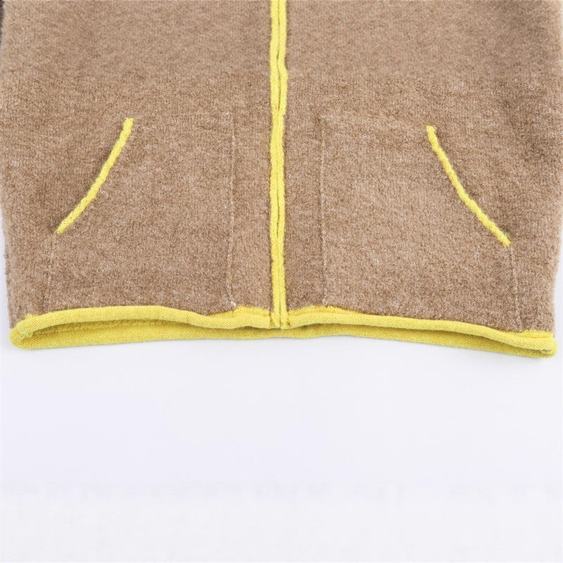 District Men's Knit Contrast Bomber Jacket