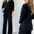 Sera Knit Relaxed Solid Two-Piece Set