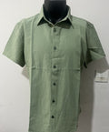 Metro Men's Short-Sleeve Breathable Linen Shirt