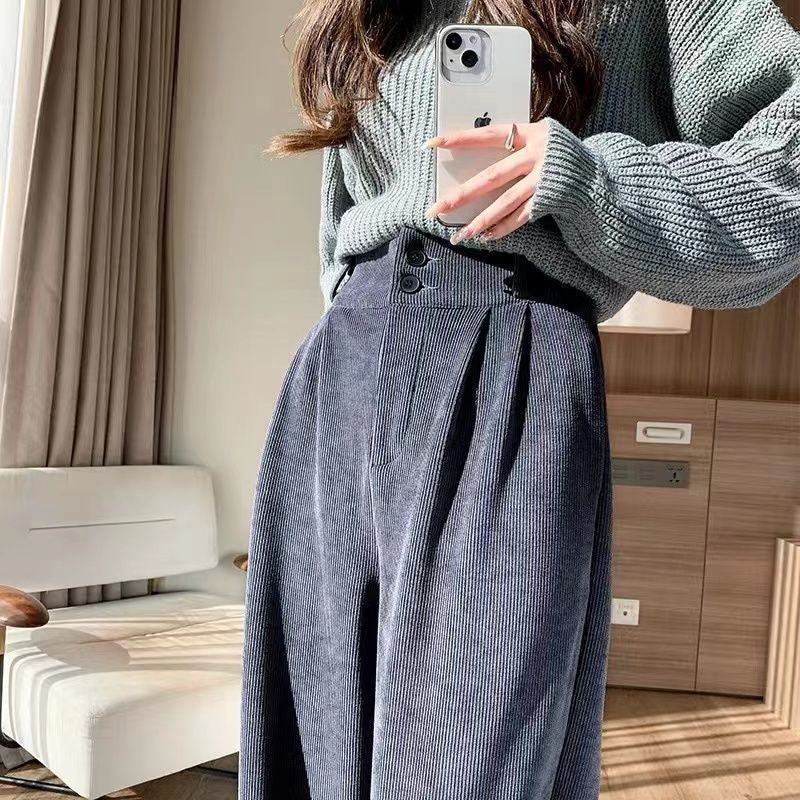 Flow Arden Fleece-Lined Wide-Leg Trousers