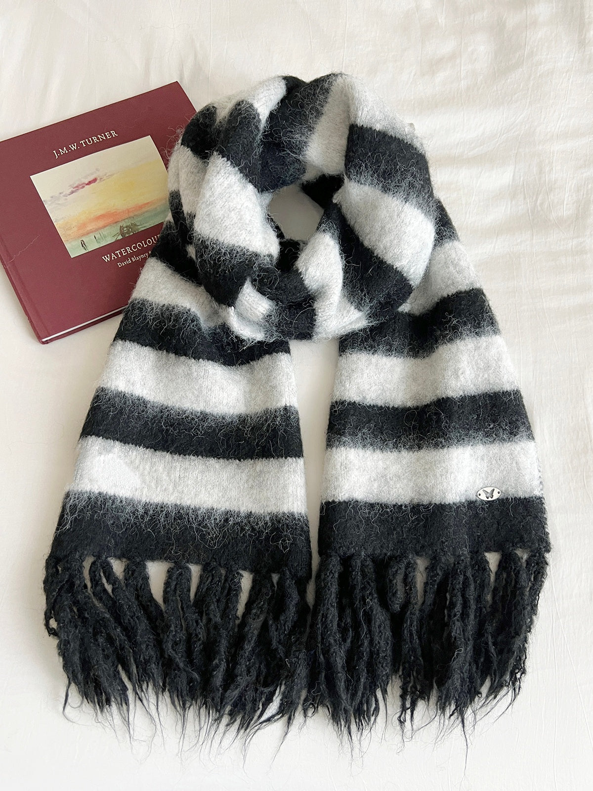 Ember Striped Warm Scarf